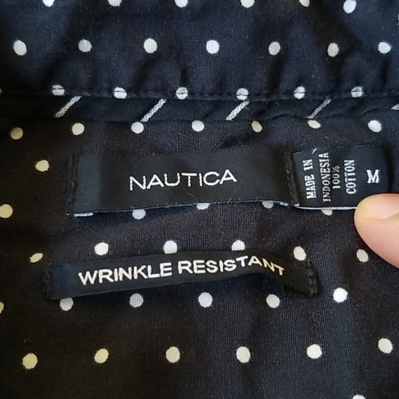 Women's Nautica Button Down Shirt Medium - Picture 2 of 3
